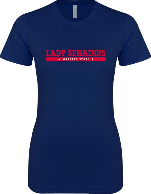 Walter State Next Level Ladies SoftStyle Junior Fitted Tee Lady Senators Bar - ONLINE ONLY