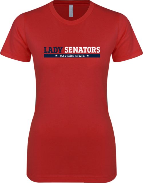 Walter State Next Level Ladies SoftStyle Junior Fitted Tee Lady Senators Bar - ONLINE ONLY