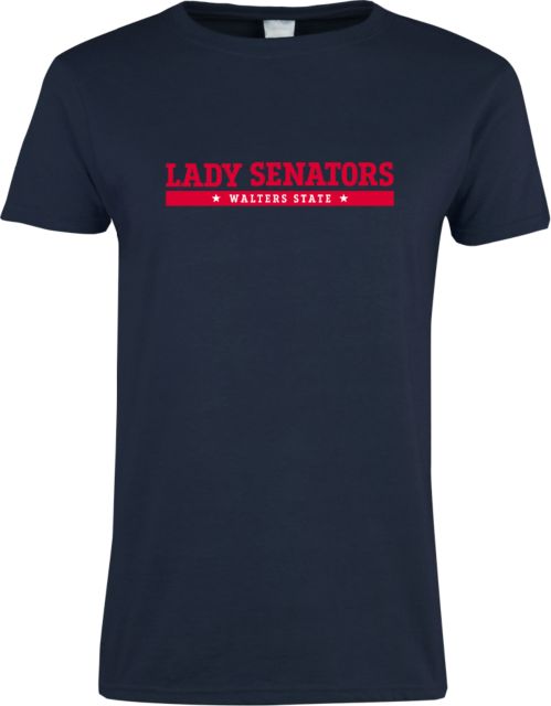 Walter State Ladies T Shirt Lady Senators Bar - ONLINE ONLY