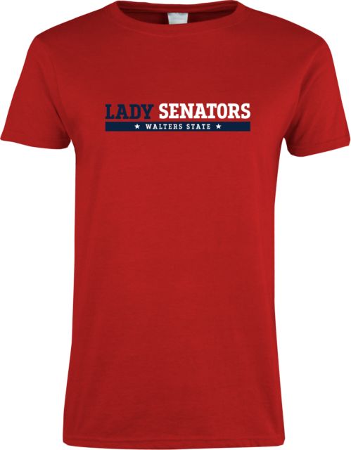Walter State Ladies T Shirt Lady Senators Bar - ONLINE ONLY