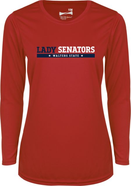 Walter State Ladies Syntrel Performance Longsleeve Shirt Lady Senators Bar - ONLINE ONLY