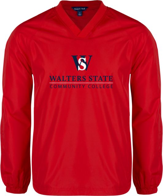 Walter State V Neck Raglan Windshirt Primary - ONLINE ONLY