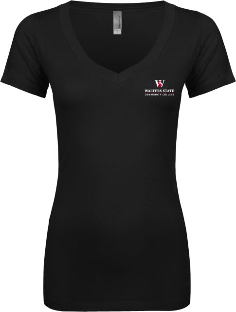 Walter State Next Level Ladies Junior Fit Ideal V Tee Primary - ONLINE ONLY