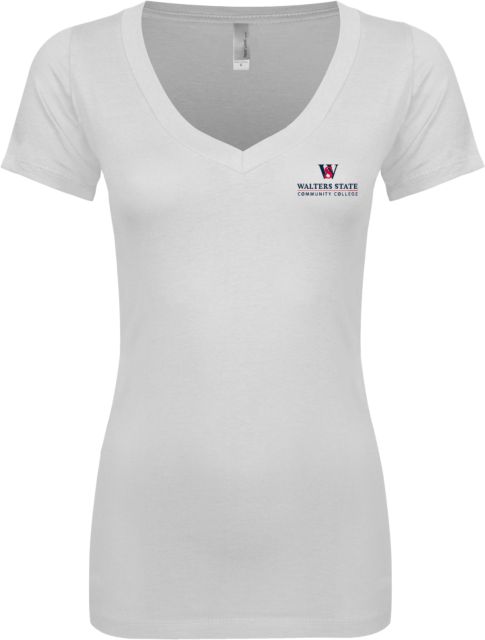 Walter State Next Level Ladies Junior Fit Ideal V Tee Primary - ONLINE ONLY