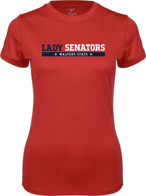 Walter State Ladies Syntrel Performance Tee Lady Senators Bar - ONLINE ONLY