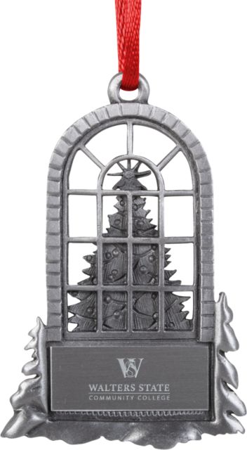Walter State Tree in Window Ornament Primary Engraved - ONLINE ONLY
