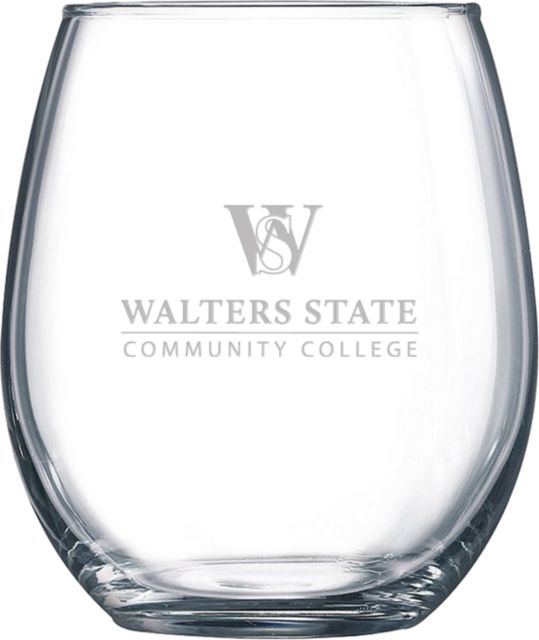 Walter State Libbey Stemless Glass 17oz Primary Engraved - ONLINE ONLY